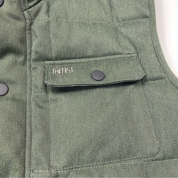 Men’s Deus ex Machina Full Zip Puffer Vest Jacket Size Small - Picture 3 of 6